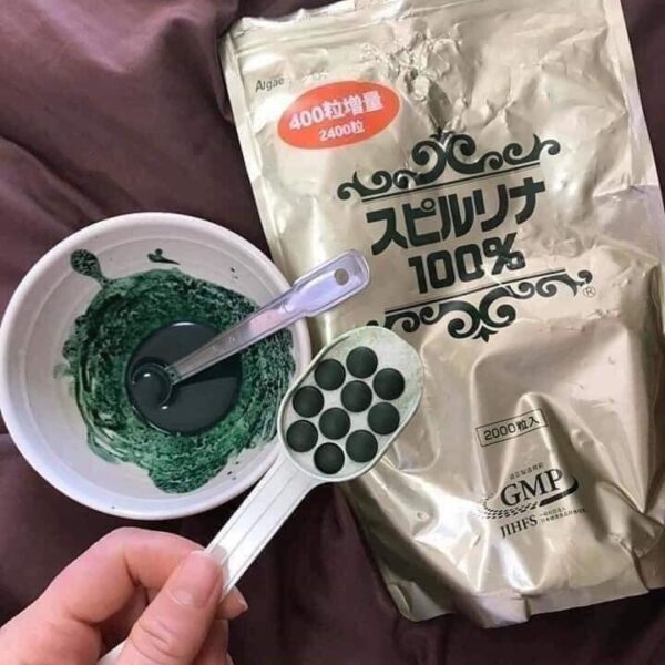 Tảo xoắn túi spirulina 2400v