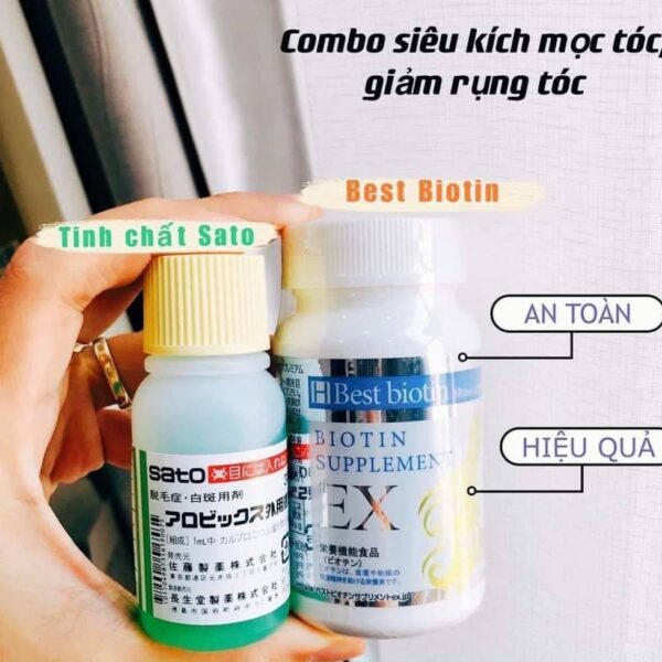 Mọc tóc Best biotin Supplement EX 90v
