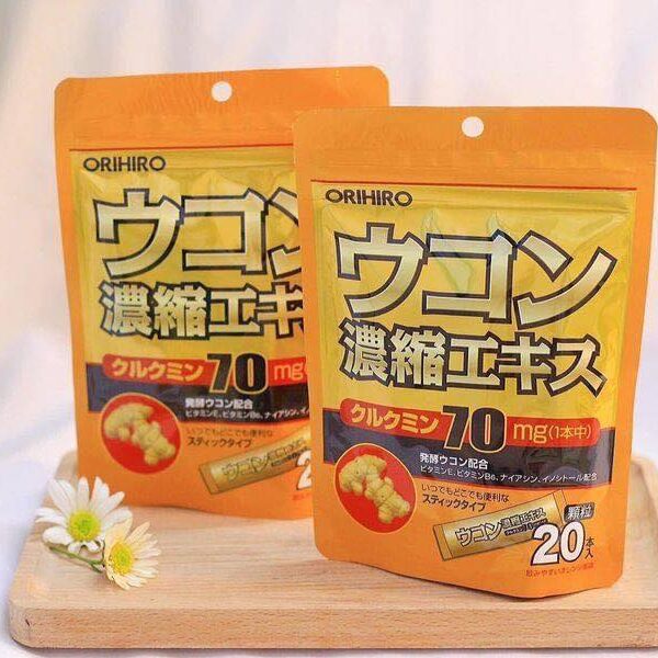 Bột nghệ giải rượu ukon orihiro 20 túi nhỏ