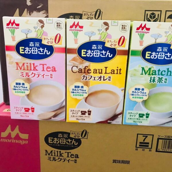 Sữa bầu Morinaga ( milk tea, matcha, cafe)