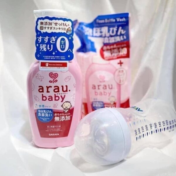 Nước rửa bình bú Arau Baby 500ml